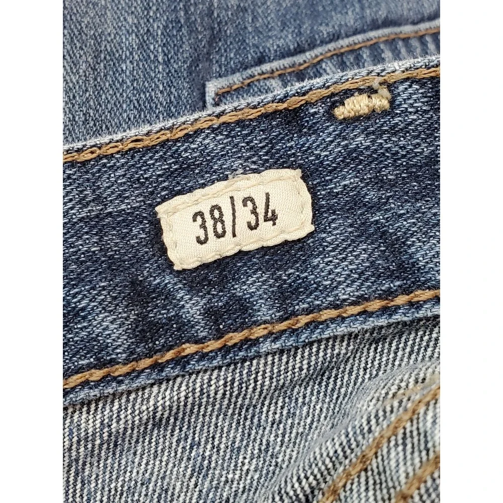 Ariat Men Jeans 38X34 Blue Denim M4 Bootcut Relaxed 33